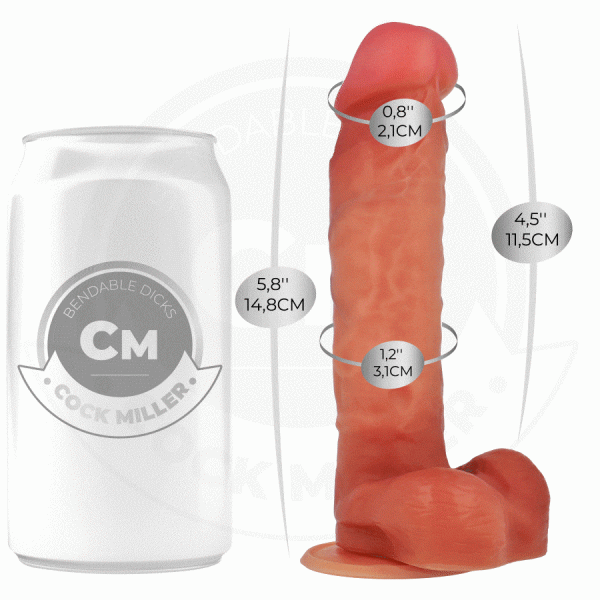 Cock Miller - Hyperrealistic Articulable Dildo 14.8 Cm