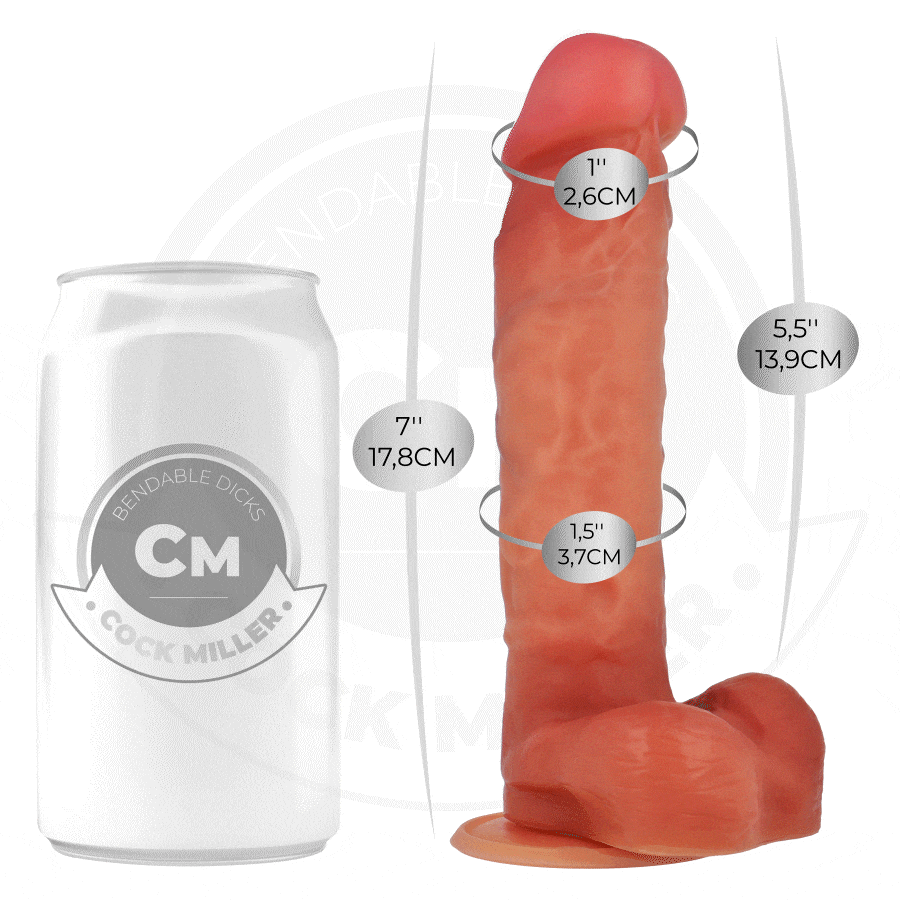 Cock Miller - Hyperrealistic Articulable Dildo 17.8 Cm